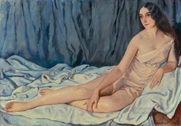 Impressionism Painting - portrait of vera fokine beautiful woman lady